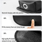 Car Seat Gap Filler 2 pack Car Gap Filler Seat Organizer Front Seat Leather Car Accessories for Women Men, Car Essentials for SUV Truck, Adjustable Seat Gap Filler Organizer (Black 2 pack)