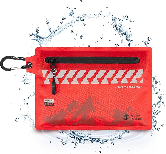 Small First Aid Kit Ultralight Waterproof Medical Kit for Hiking, Backpacking, Cycling, Travel, Vehicles, 114pc