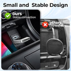 2-in-1 Wireless CarPlay & Android Auto Adapter | Converts Wired to Wireless, Plug & Play, Compatible with 2018+ Cars, Includes Lanyard, For iPhone and Android Phones