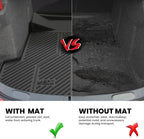 Trunk Mat for Chevrolet Chevy Impala 2014-2020 (Not Fit Equipped with The Auto Stop/Start System), All Weather TPE Custom Fit Cargo Mat Trunk Liner for Chevy Impala Accessories, Black