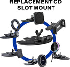 CD Slot Mount Replacement for Garmin GPS Navigator, Universal 17mm Ball Joint CD Player Mount Adapter Compatible with 3.5-7" Garmin Nuvi Series, Phone Holders & Tablet Mounts (No Bracket Mount)