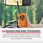 Cobra GMRS Trailblazer Antenna Grey - High-Performance Antenna for GMRS Two-Way Radios, Grey Finish