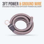 4 Gauge Amplifier Wiring Kit, 2000W CCA Amp Install Kit – EA-PRMK4