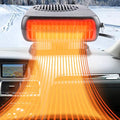 Car Heater,12V 200W Portable Car Heater that Plugs into Cigarette Lighter,Defroster for Car Windshield,2 in 1 Heating & Cooling Fans,with Hidden Handle Car Heaters for Vehicle