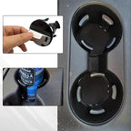 2PCS Car Cup Holder Insert, Cup Holder Expander, Multifunctional Auto Drink Rack with Adaptive Clamp Arm, Auto Accessories Car Beverage Insert Adhesive Storage Rack for SUV, Sedan, Truck