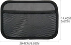 INNOLIFE Car Net Pocket Side Clutter Scattered Storage Phone Holder Strong Paste Organizer 8"x5.75"(2pcs L)