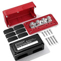 300A Bus Bar 12V Power Distribution Block with 3/8" Studs,Marine Battery Bus Bar Terminal Block Positive & Negative for Automotive Car Boat Solar System (300A 4 x 3/8" Studs)