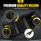 Car Trunk Organizer - 105L Collapsible Large Trunk Organizer with Reinforced Handles for Groceries, Trunk Storage Organizers for SUV Auto Truck Van with Non Slip Bottom (Black)