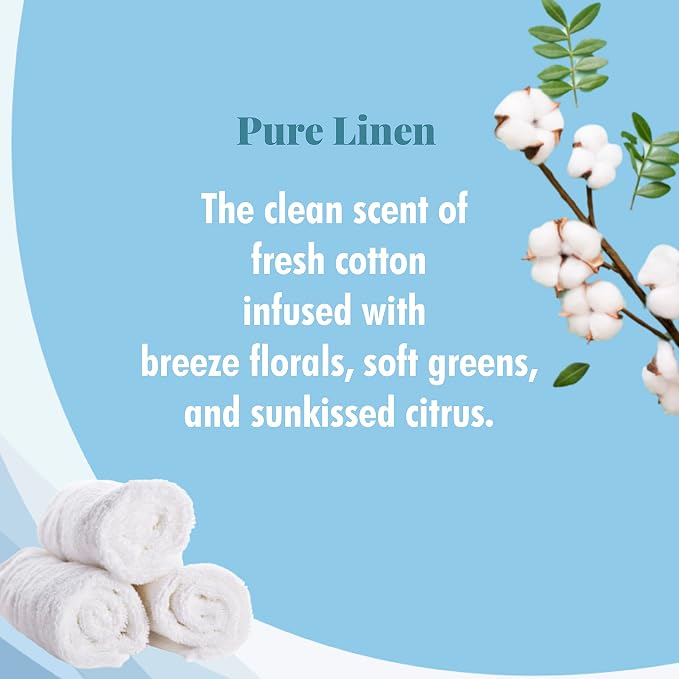 Solid Air Freshener Pure Linen, Pack of 2, 8-Ounces Each