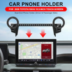 MagSafe Dual-End Car Phone Holder for Toyota RAV4 2026 Accessories | 10.25-Inch Screen Fixed Clip | 2026 RAV4 Cell Phone Holder, 360° Hands-Free Strong Magnetic Phone Mount, Not Block Air Vent