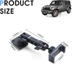 2024 2025 JL Cell Phone Mount for Jeep Wrangler - Dash Cell Phone Mount Dashboard Phone Holder for 2024+ Jeep Wrangler JL 4XE Accessories 2025+ Jeep Gladiator JT Accessories, 1 Pack, Black