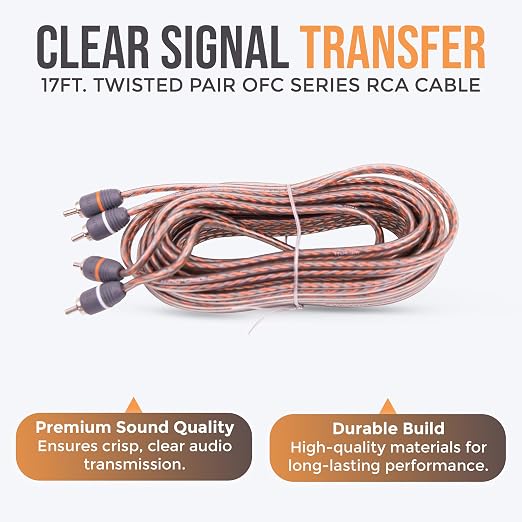 8 Gauge Amplifier Wiring Kit, 1000W CCA Amp Install Kit – EA-PRMK8