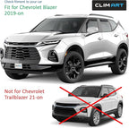 in-Channel Incredibly Durable Rain Guards for Chevrolet (Chevy) Blazer 2019-2026, Original Window Deflectors, Vent Window Visors, Vent Deflector, 4 pcs. - 619462