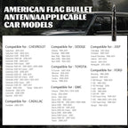 Famobay Stubby Bullet Antenna Car Truck Antenna Chevy Silverado & GMC Sierra Trucks Heavy Duty Pickup Trucks Accessories（5.5inch Iridescent Color）