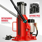 20 Ton Air Hydraulic Bottle Jack Air-Operated Hydraulic Bottle Jack Portable Low Profile Manual Jack Air Jack for Car Pickup Truck RV Auto Repair w/Handle, TOOLS-00769