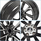 New 18x8" 18 Inch Premium Aluminum Alloy Wheel Rim Fits for Toyota Corolla 2019-2024 OEM Design, Alloy Replacement Wheel, Super Duty Car Rims Replacement, OE Stock Specs