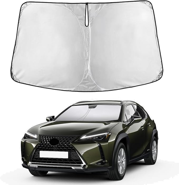 Windshield Sunshade Compatible for Lexus UX 2019-2024 2025 2026, 200/250h/260h/300h/300e Sun Visor for Front Windshield & Window Sun Shade Cover, UV Heat Blocker & Protector, Car Accessories