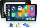 Android Car Stereo for Ford Explorer 2005-2010 with Wireless CarPlay Android Auto Mirror Link 2G+64G 10.1 Inch Touchscreen Bluetooth GPS Navigation WiFi FM Backup Camera MIC