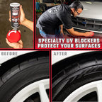 VRP Vinyl, Rubber, and Plastic Dressing - Tire Dressing, Non-Greasy, Dry-to-the-Touch Shine for Tires, Trim, and More, Safe for Cars, Trucks, SUVs, RVs & More - 16 oz (Pack of 3)