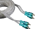 RMWK4 V2 4 AWG Gauge Waterproof Marine Amplifier Installation Kit | 18' Power/Ground, 20' Tinned-OFC RCA, 25' Speaker/Remote Wires, Waterproof Mini-ANL Holder, 80A and 120A Fuses