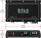 OX1.5KM Monoblock Car Amplifier – 1500 High Output, 2-8 Ohm Stable, Low/High Level Inputs, Low Pass Crossover, Bass for Subwoofer