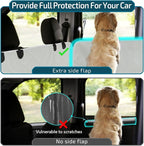 SUV Cargo Liner for Dogs with Side Flaps, Large (54" x 93") Water Resistant Trunk Cover, Non-Slip Pet Area Protector with Bumper Flap, Universal Fit for SUVs Sedans Vans, Gray