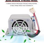 600W 12V Car Heater Defroster, Upgraded Portable Windshield Defogger with Dual Outlets, PTC Ceramic Fast Heating for SUV Truck Vehicle, Efficient Demisting & Anti-Frost Device