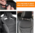 Car Trunk Hanging Organizer, Collapsible Backseat Storage Bag with 6 Fabric Pockets & Adjustable Straps, Multi-Functional Oxford Cloth Trunk Organizer for Cars Trucks SUVs