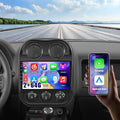 2+64G Android 10.1" Touch Screen for Jeep Compass Patriot 2010-2016 with Wireless CarPlay Android Auto WiFi Bluetooth GPS Navigation FM RDS Radio Backup Camera