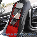 2PS Car Seat Side Organizer, Auto Seat Storage Hanging Bag, Multifunctional Vehicle Mesh Pocket Hold, Car Accessories Car Organizer Can Hold Phone, Wallet, Glasses for Most Cars