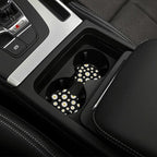 Daisy Steering Wheel Cover Universal 14.5-15 Inch Non-Slip Daisy Car Accessories for Women Men