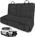 Dog Car Seat Cover for Back Seat Compatible with BMW X3 X5 X1 X2 X4 3 5 4 Series 328i 320i 330i 528i 540i Accessories 2000-2026, Waterproof Non-Slip Pet Bench Backseat Covers