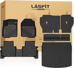 Full Set Floor Mats for Honda CR-V 2026 2025 2024 2023 (Gasoline & Hybrid & e:FCEV), All Weather TPE Custom Fit Floor Liners 1st & 2nd Row & Seat Back Mat & Cargo Mat (Upper Position)