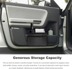 Car Trash Can, Foldable Multi-Pocket Design Auto Hanging Storage Container with Garbage Bags, Multifunctional Mini Oxford Storage Bag Garbage Holder for Cars SUVs Trucks (Black)