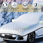 Car Windshield Snow Cover, 7-Layer Thickened Windproof Waterproof Windscreen Snow LCE Frost Protection, Automotive Exterior Windshield Ice Cover, Universal for Vehicles (66.9 × 19.7'')