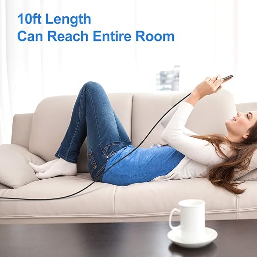 USB C Cable, Upgarded 2Pack 10ft USB Fast Charging 10 Feet Type C Charging Cord Cable, Fast Type C Charger Braided USB Cable Compatible with iPhone 15 Pro/Plus/Max/Android/Phone/Pad -Red