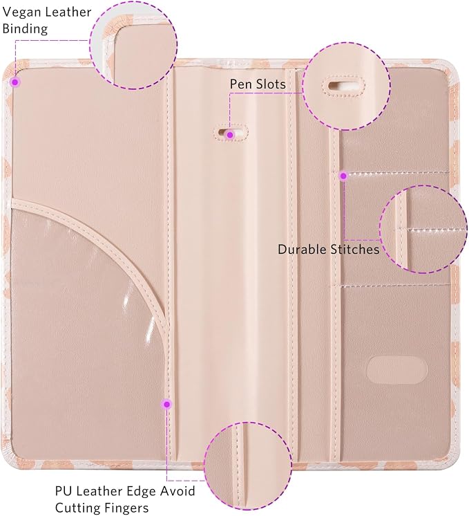 CoBak Car Registration and Insurance Holder - Vehicle Glove Box Car Organizer,Auto Truck Comparment Accessories Case with Magnetic Closure for Driver License,Cards