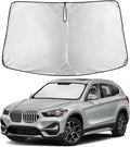 Windshield Sunshade Compatible for BMW X1 2016-2020 2021 2022, Sun Visor for Front Windshield & Window Sun Shade Cover, UV Heat Blocker & Protector, Car Accessories