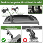 Magnetic Phone Mount Holder for 2023-2026 Ford F250 F350 F450 Super Duty(Without Center Dashboard Speaker) Dash Cell Phone Cradles Adjustable Phone Stand Accessories for 2023+ F250-F450