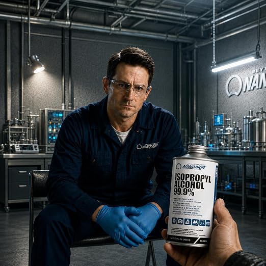 99.9% Isopropyl Alcohol (IPA) – High-Purity Technical Grade Alcohol for Industrial & Laboratory Use, Fast Evaporating, Low-Residue Formula – 13.5 fl oz (400 mL), Single Pack