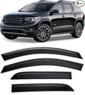 Tape-on Sun/Rain Guard Side Window Visor Deflectors Rain Guards Compatible with Subaru 2013-2015 XV Crosstrek 2016-2017 Subaru CrossTrek 2012-2016 Impreza Hatchback，Window deflectors