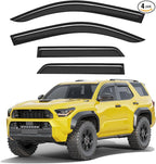 Extra-Thick Window Rain Guards Fit for Toyota 4Runner 2025 2026 Tape-on Window Deflectors Rain Guards Vent Visors Vent Shades Car Accessories 4-PCS