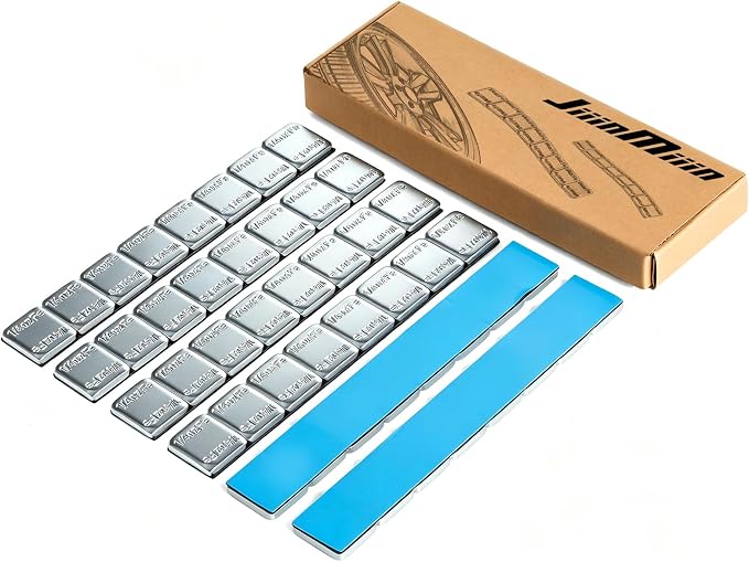 Upgraded Wheel Weights 1/4oz, 0.25oz - 48PCS Adhesive Stick on Wheel Weights, 12oz/Box, Perfect for Cars/Trucks/SUVs/Motorcycles