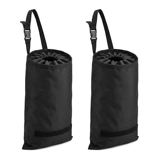 2 Pack Car Trash Bags, Hanging Car Garbage Can with Elastic Top Opening & Detachable Bottom, Waterproof Washable Seat Back Organizer for SUV, Van, Travel, Camping (Black)