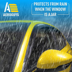 Extra Durable Window Deflectors Tape-On Window Visors Rain Guards Fit for Honda Civic 2022-2026 Sedan, Sun Visors, Wind Vent for Shades, Exterior Car Accessories - 4pcs. AG0472