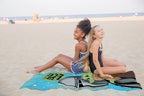 Kids Beach Towel - 100% Cotton Super Soft Absorbent Bath Towel, 28" x 58" Inch Lightweight for Travel, Official Licensed Product, Blue - Star Wars Mandalorian
