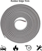 Car Door Edge Guards, White U Channel Rubber Trim Protector for Cars & Trucks, Anti-Scratch Door Edge Guard – 5Ft Length