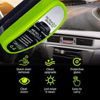 Automotive Glass Cleaning Brush with Refill, 2026 New Windshield & Window Care Tool, Anti-Fog Surface Cleaner Brush for Car Glass, Easy-Press Cleaning Board for Home and Vehicle Use (Green)