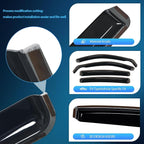 Vent Window Visors for Altima 2019 2020 2021 2022 2023 2024 2025, in-Channel Rain Guards, Original Window Deflectors-4PCS