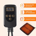 Heated Seat Cushion for Office Chair, Heated Chair Pad with Adjustable Temperature & Timer, Comfortable Seat Warmer